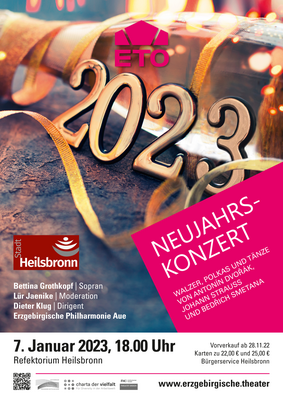 Neujahrskonzert mit der Erzgebirgischen Philharmonie Aue